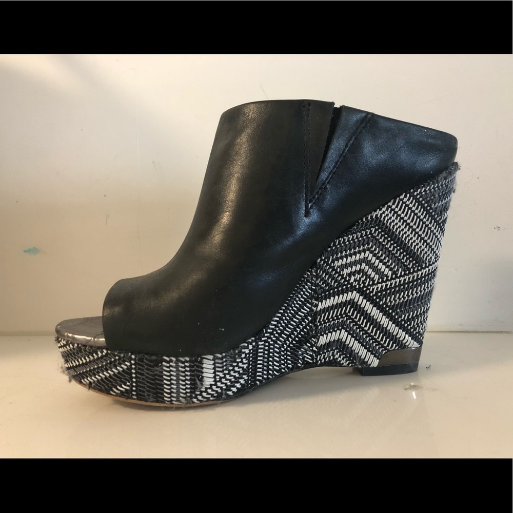 Sam Edelman Leather, Woven Wedge - Picture 1 of 2